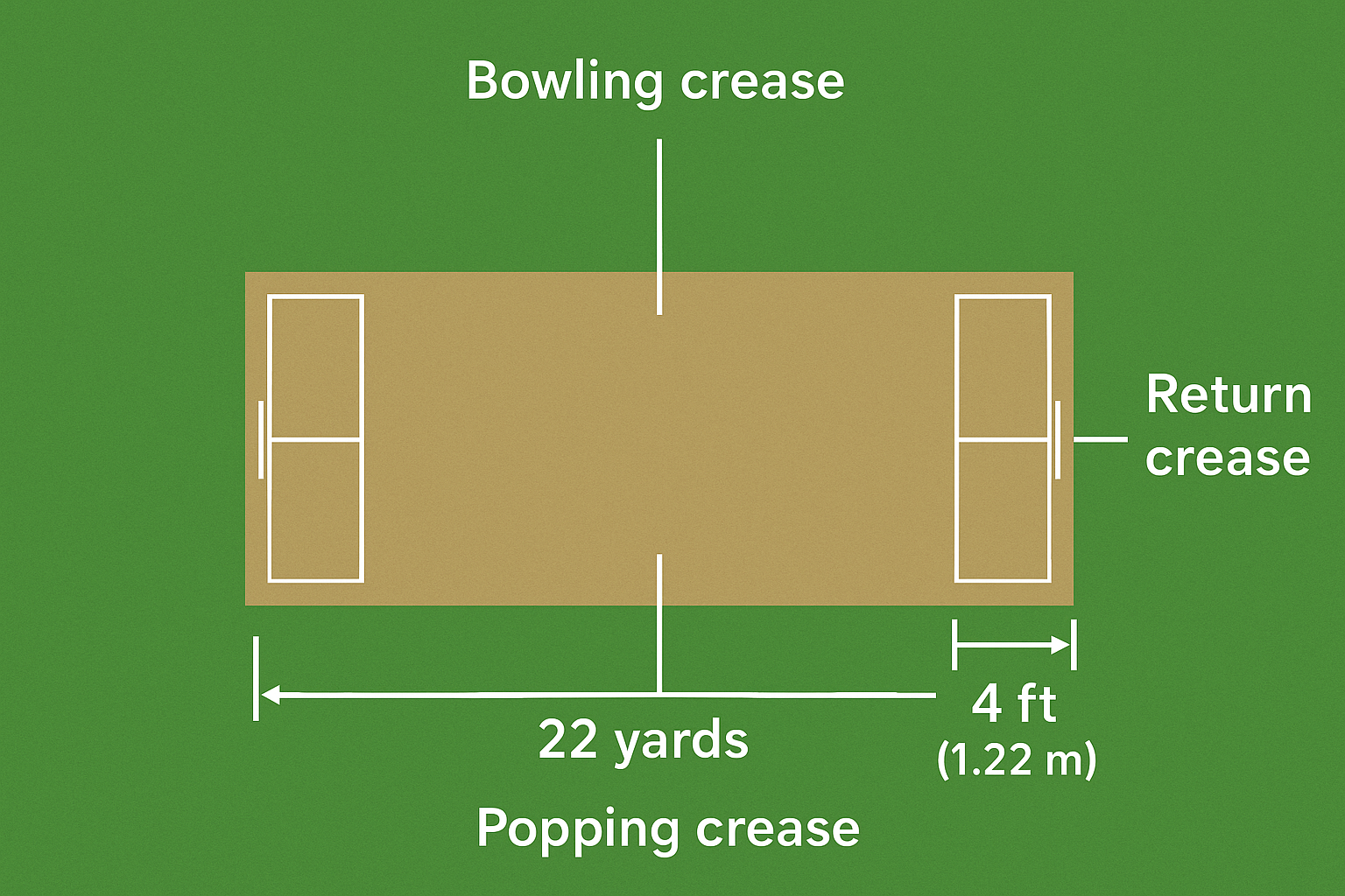 Creases Are There in Cricket